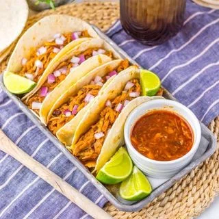 Slow Cooker Shredded Pork Tacos