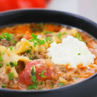 One Pot Lasagna Soup