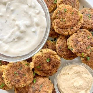 Baked Falafel with Canned Chickpeas