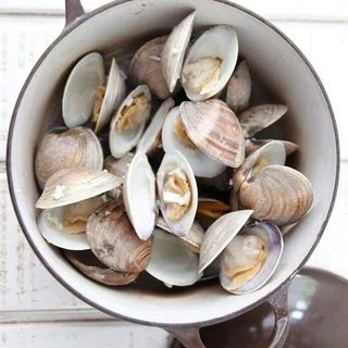 Clams with White Wine Sauce