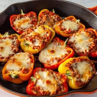 Lentil Stuffed Peppers