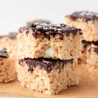 Salted Chocolate Rice Krispie Treats