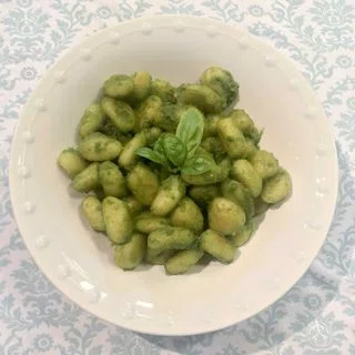 Gnocchi with Fresh Basil Pesto