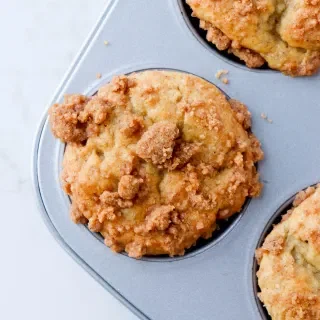 Banana Coffee Cake Muffins