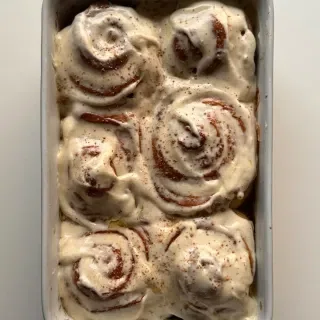  Brown Butter Cinnamon Rolls with Cream Cheese Frosting