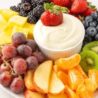 Marshmallow Fluff Fruit Dip