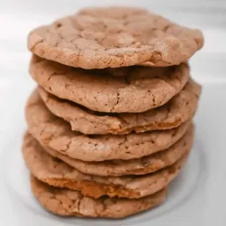 Vintage Chocolate Peanut Butter Cookies