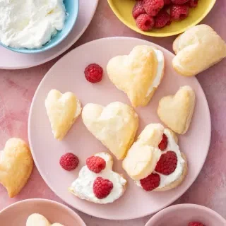 Puff Pastry Berry Hearts