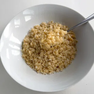 Pastina with Butter, Eggs & Parmesan