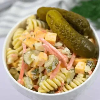 Dill Pickle Noodle Salad