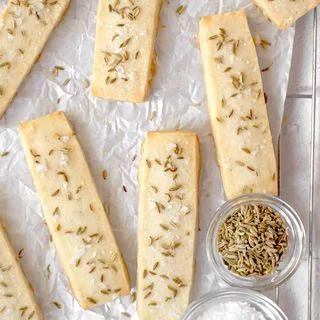 Parmesan Fennel Shortbread