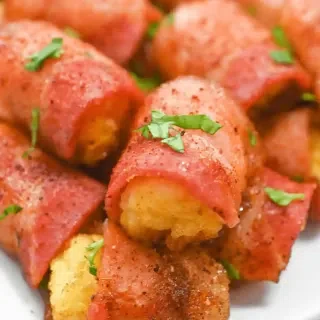 Bacon Wrapped Tater Tots