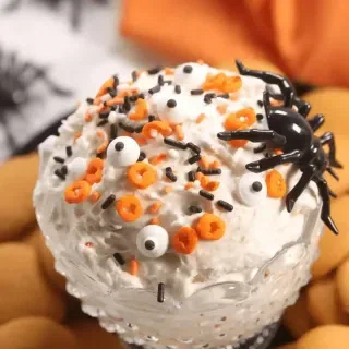 Halloween Funfetti Cake Dip