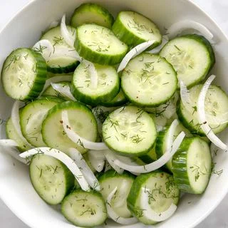 Cucumber Onion Salad