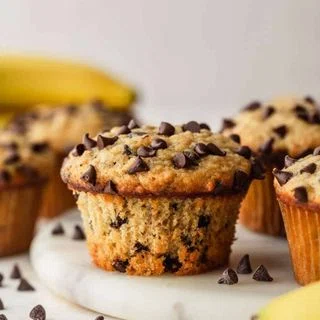 Easy Small Batch Chocolate Chip Banana Muffins