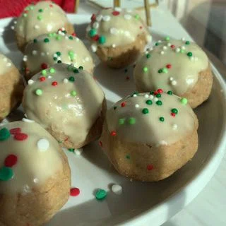Sugar Cookie Protein Bites