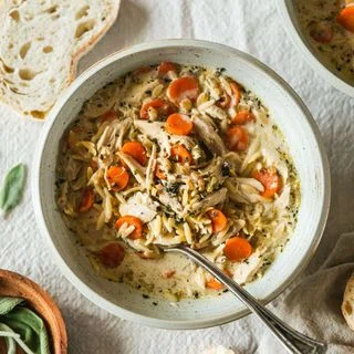 Creamy Orzo Turkey Soup