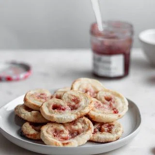 Strawberry Palmiers With Cream Cheese