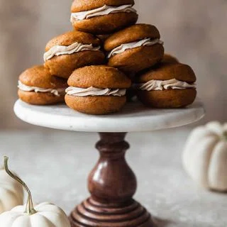 Pumpkin Whoopie Pies With Masala Chai Buttercream