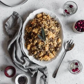 Cornbread Stuffing With Sausage & Sage
