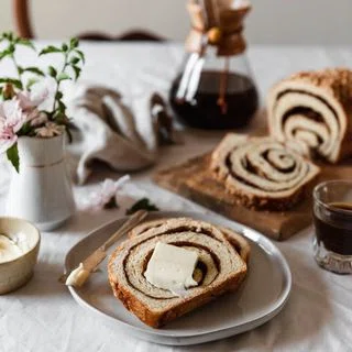 Cinnamon Swirl Bread With Streusel