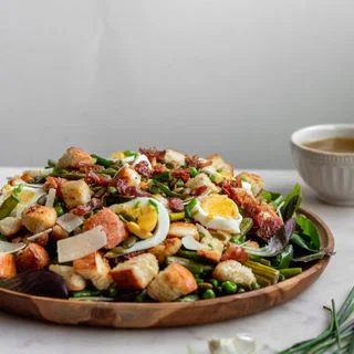 Spring Panzanella Salad