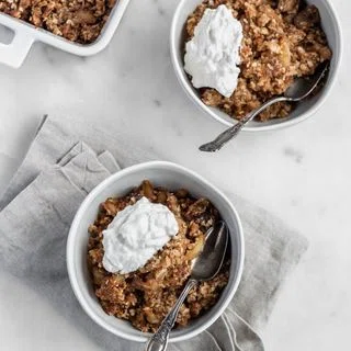 Gluten Free Apple Crisp With Irish Whiskey