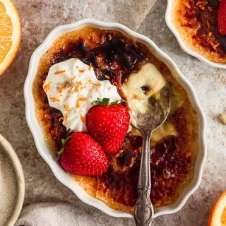 Cardamom Orange Crème Brûlée