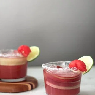 Watermelon-Rhubarb Margaritas