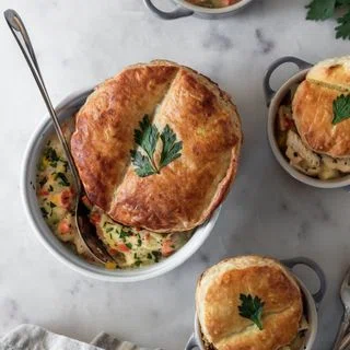 Deconstructed Chicken Pot Pie