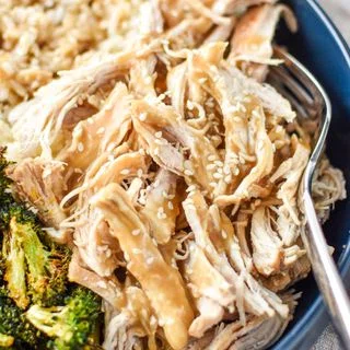 Instant Pot Sesame Shredded Chicken