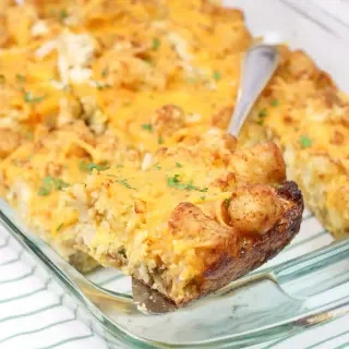 Tater Tot Sausage Breakfast Casserole