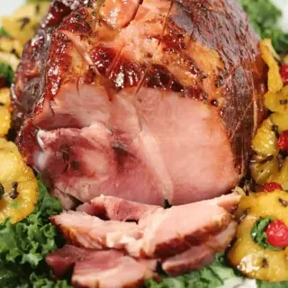 Pineapple Honey Glazed Ham