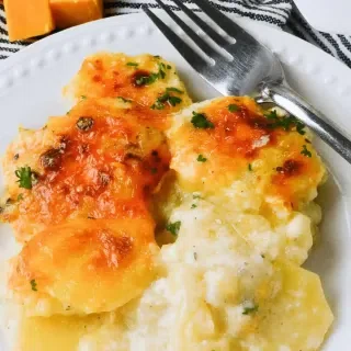 Au Gratin Potatoes with Gruyere Cheese