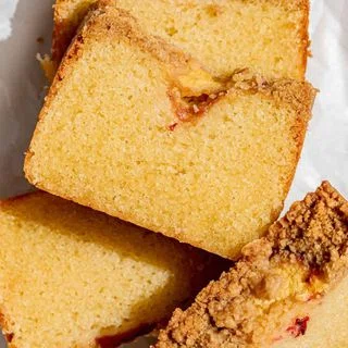 Peach Cobbler Pound Cake