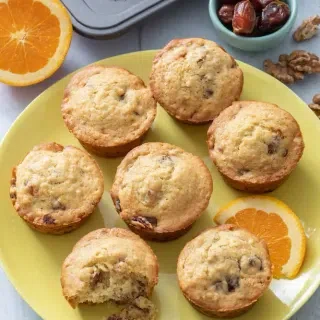 Orange Date Muffins
