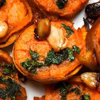 Smashed Sweet Potatoes
