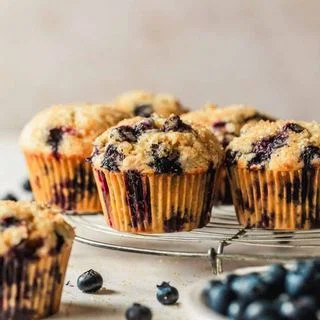 The Best Small Batch Blueberry Muffins