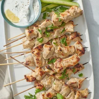 Chicken Tikka with Cucumber Mint Raita
