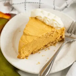 Cream Cheese Pumpkin Pie with Gingersnap Crust