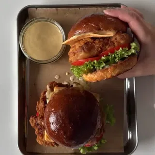 Homemade Chick-fil-A Sandwich