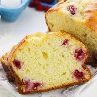 Lemon Raspberry Loaf Cake