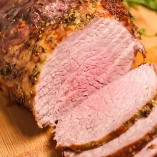 Garlic Herb Eye of Round Roast