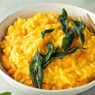 Creamy Oven-Baked Pumpkin Risotto