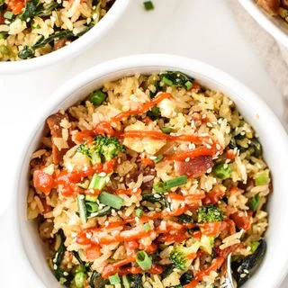 Veggie Packed Breakfast Fried Rice