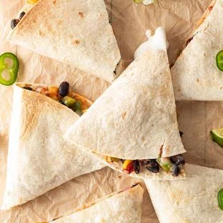 Oven-Baked Veggie Quesadillas