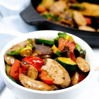 Chicken Apple Sausage Skillet