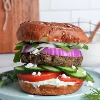 Mediterranean Veggie Burgers