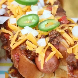 Ultimate Chili Cheese Dogs with Homemade Chili