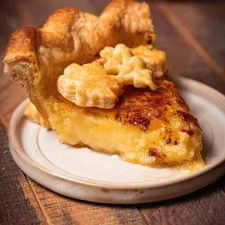 Brûléed Lemon Chess Pie
